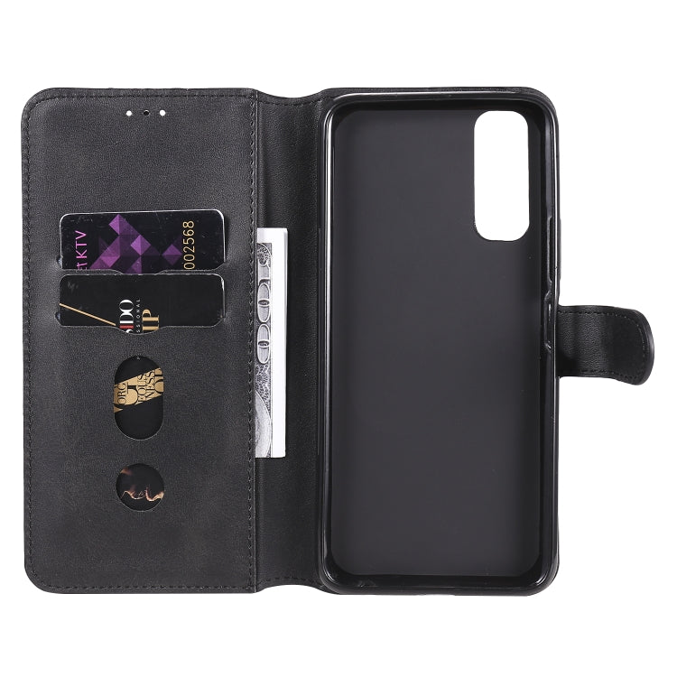 For Vivo Y70s Classic Calf Texture PU + TPU Horizontal Flip Leather Case, with Holder & Card Slots & Wallet