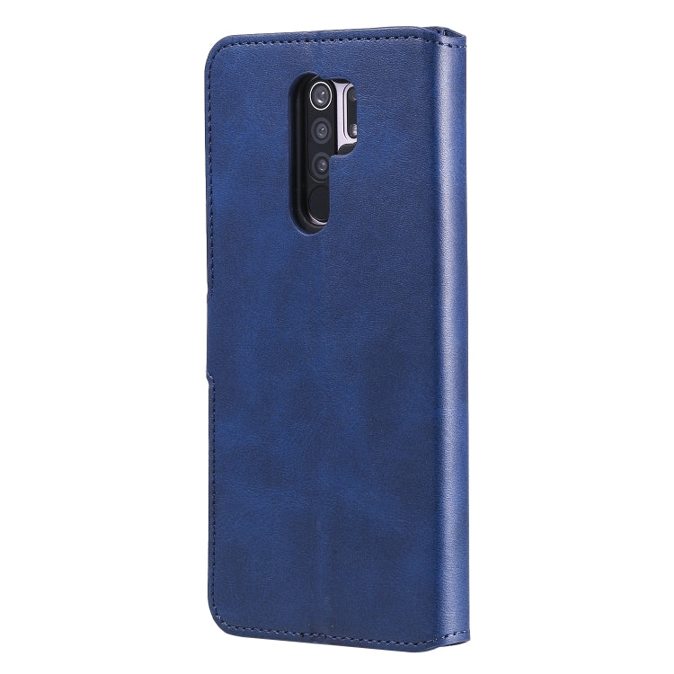For Xiaomi Redmi 9 Classic Calf Texture PU + TPU Horizontal Flip Leather Case, with Holder & Card Slots & Wallet