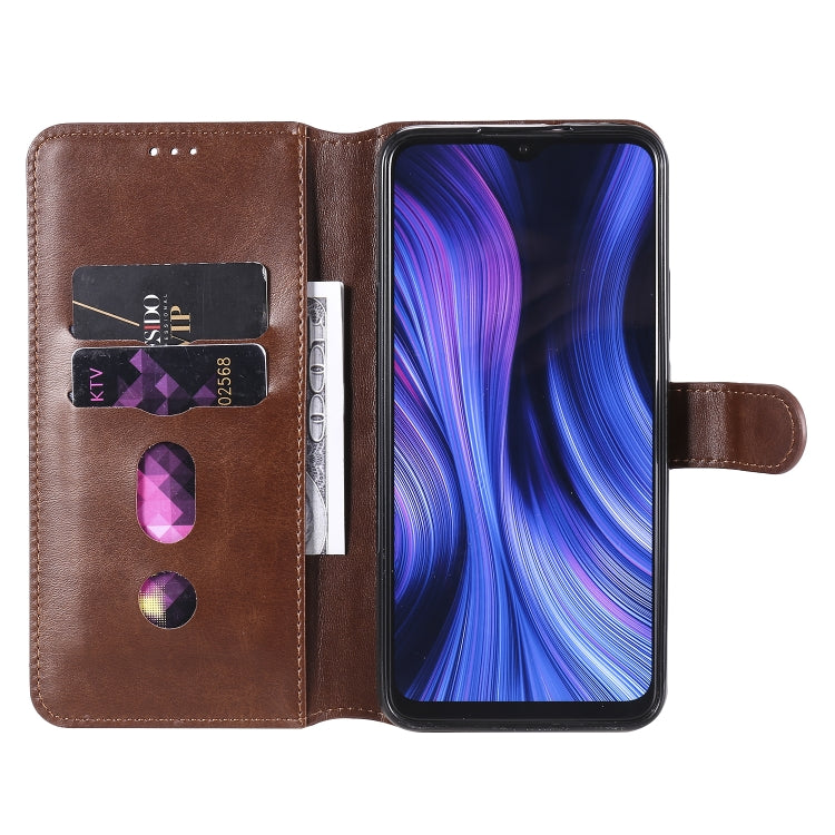 For Xiaomi Redmi 9 Classic Calf Texture PU + TPU Horizontal Flip Leather Case, with Holder & Card Slots & Wallet