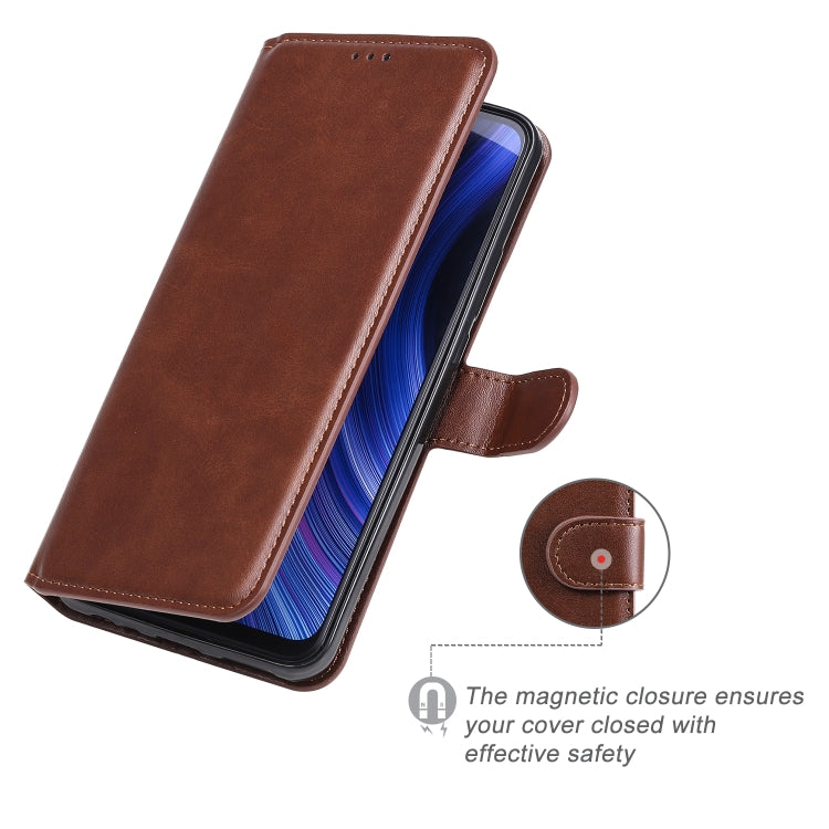 For Xiaomi Redmi 9 Classic Calf Texture PU + TPU Horizontal Flip Leather Case, with Holder & Card Slots & Wallet