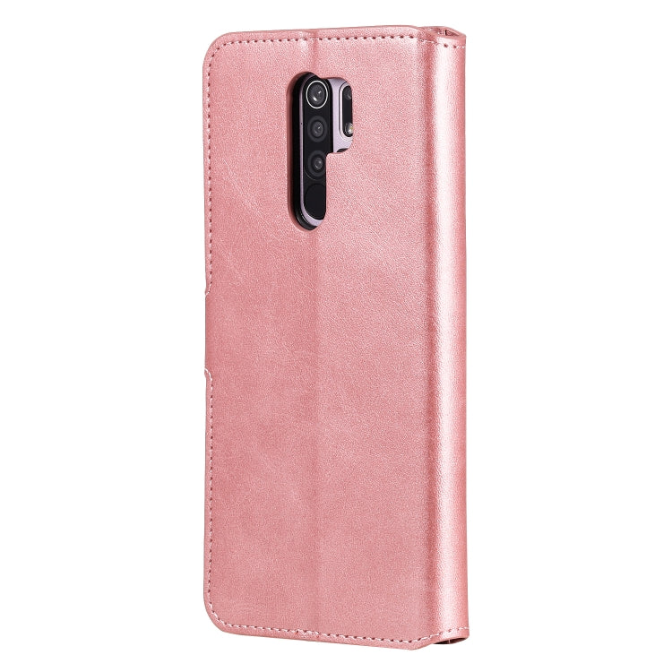 For Xiaomi Redmi 9 Classic Calf Texture PU + TPU Horizontal Flip Leather Case, with Holder & Card Slots & Wallet