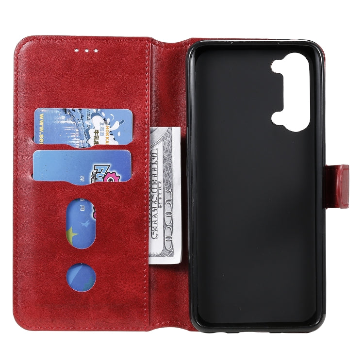 For OPPO Reno3 5G / Find X2 Lite Classic Calf Texture PU + TPU Horizontal Flip Leather Case, with Holder & Card Slots & Wallet