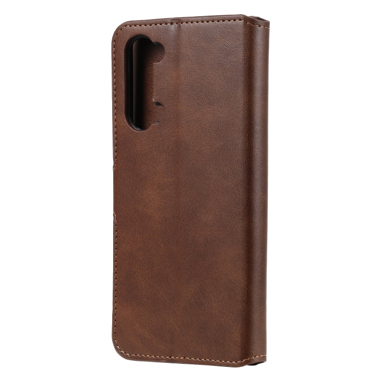 For OPPO Reno3 5G / Find X2 Lite Classic Calf Texture PU + TPU Horizontal Flip Leather Case, with Holder & Card Slots & Wallet