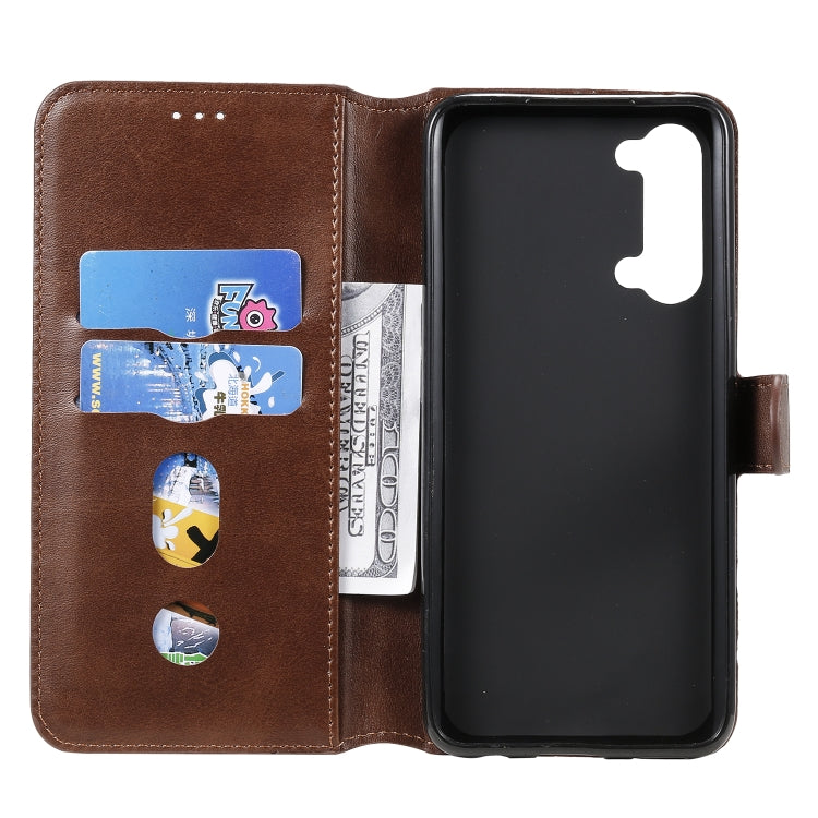 For OPPO Reno3 5G / Find X2 Lite Classic Calf Texture PU + TPU Horizontal Flip Leather Case, with Holder & Card Slots & Wallet