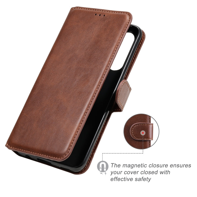 For OPPO Reno3 5G / Find X2 Lite Classic Calf Texture PU + TPU Horizontal Flip Leather Case, with Holder & Card Slots & Wallet