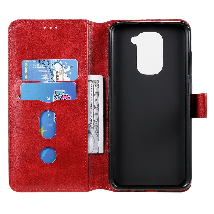 For Xiaomi Redmi Note 9 Classic Calf Texture PU + TPU Horizontal Flip Leather Case, with Holder & Card Slots & Wallet