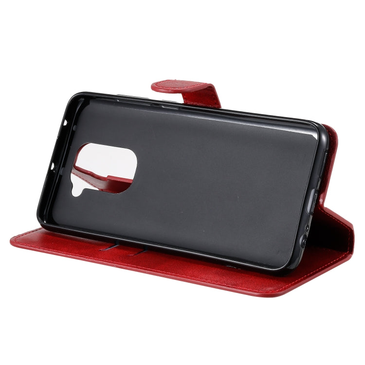 For Xiaomi Redmi Note 9 Classic Calf Texture PU + TPU Horizontal Flip Leather Case, with Holder & Card Slots & Wallet