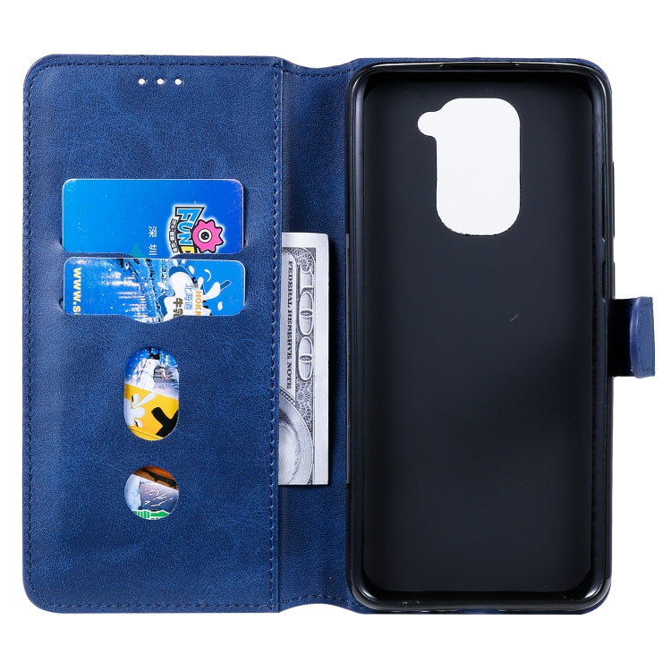 For Xiaomi Redmi Note 9 Classic Calf Texture PU + TPU Horizontal Flip Leather Case, with Holder & Card Slots & Wallet