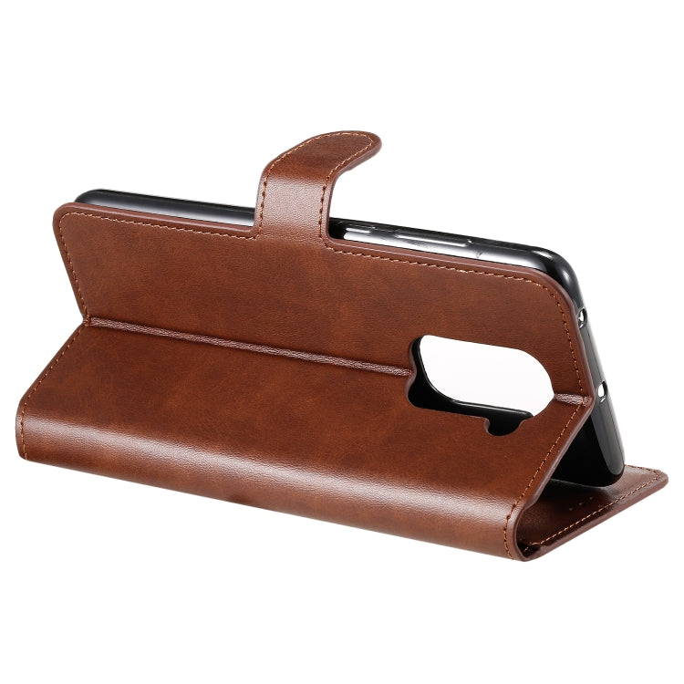 For Xiaomi Redmi Note 9 Classic Calf Texture PU + TPU Horizontal Flip Leather Case, with Holder & Card Slots & Wallet