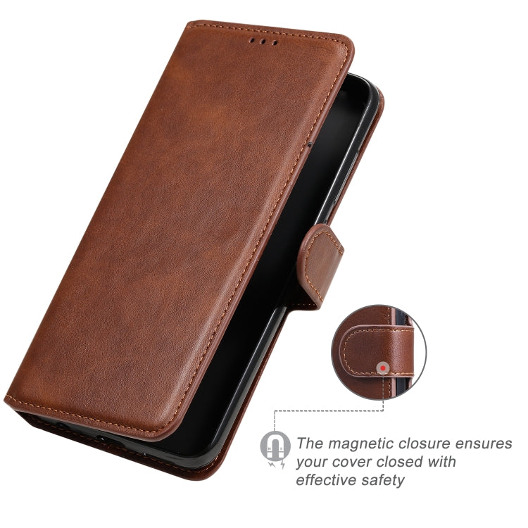For Xiaomi Redmi Note 9 Classic Calf Texture PU + TPU Horizontal Flip Leather Case, with Holder & Card Slots & Wallet