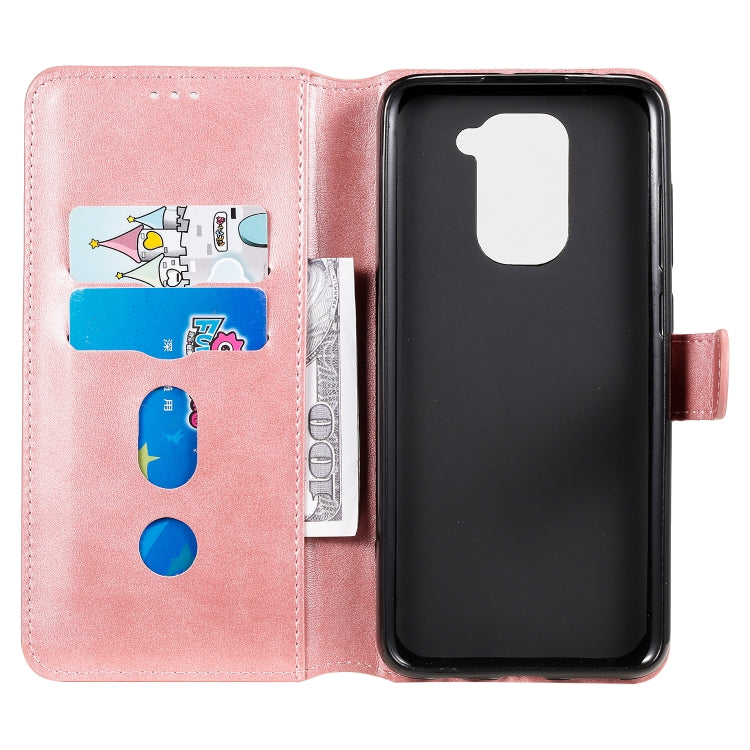 For Xiaomi Redmi Note 9 Classic Calf Texture PU + TPU Horizontal Flip Leather Case, with Holder & Card Slots & Wallet