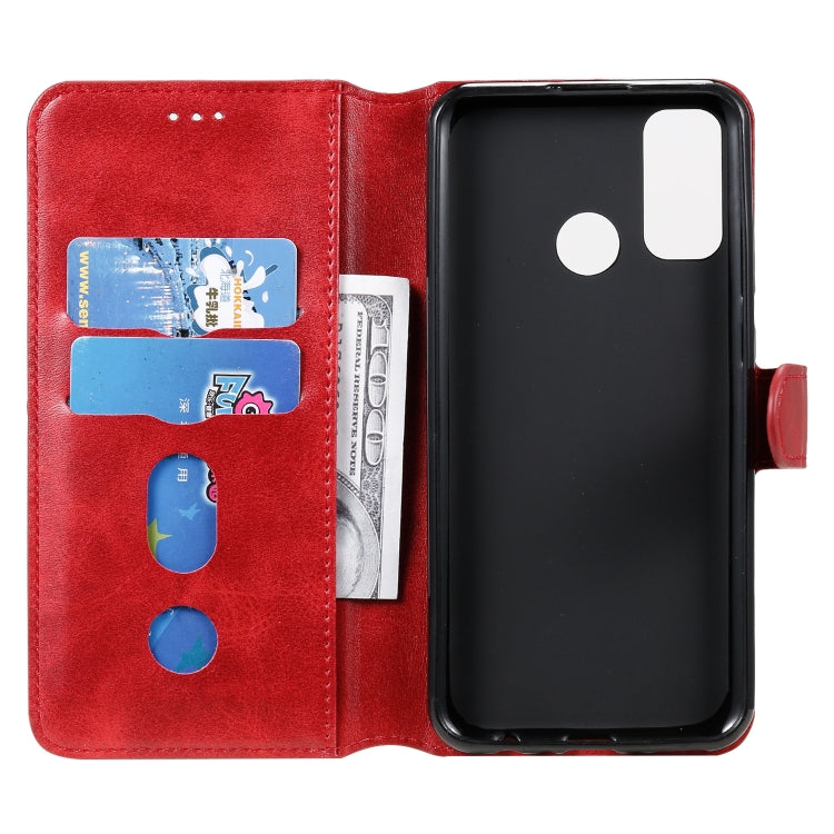 For Huawei P Smart 2020 Classic Calf Texture PU + TPU Horizontal Flip Leather Case, with Holder & Card Slots & Wallet