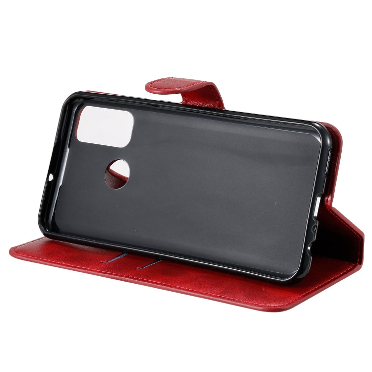 For Huawei P Smart 2020 Classic Calf Texture PU + TPU Horizontal Flip Leather Case, with Holder & Card Slots & Wallet