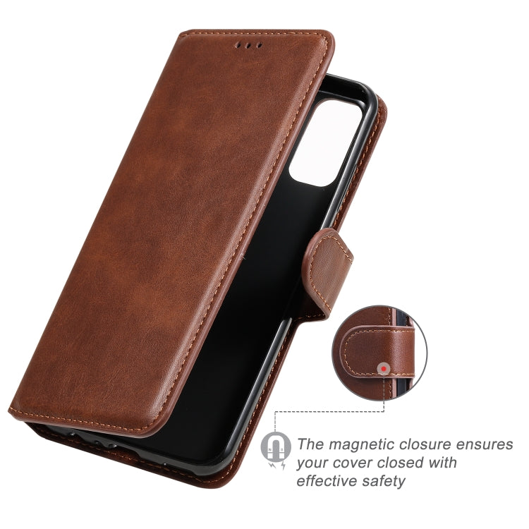 For Huawei P Smart 2020 Classic Calf Texture PU + TPU Horizontal Flip Leather Case, with Holder & Card Slots & Wallet