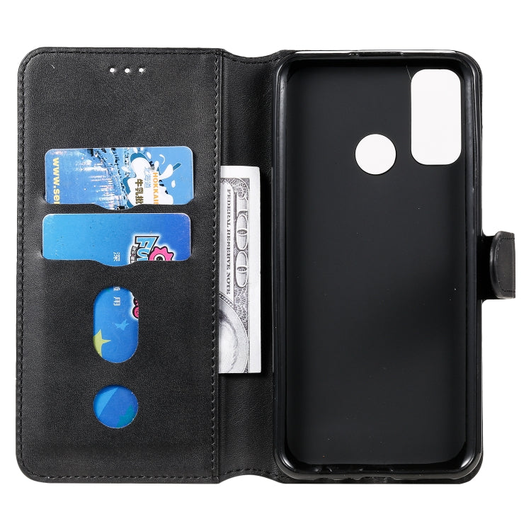 For Huawei P Smart 2020 Classic Calf Texture PU + TPU Horizontal Flip Leather Case, with Holder & Card Slots & Wallet