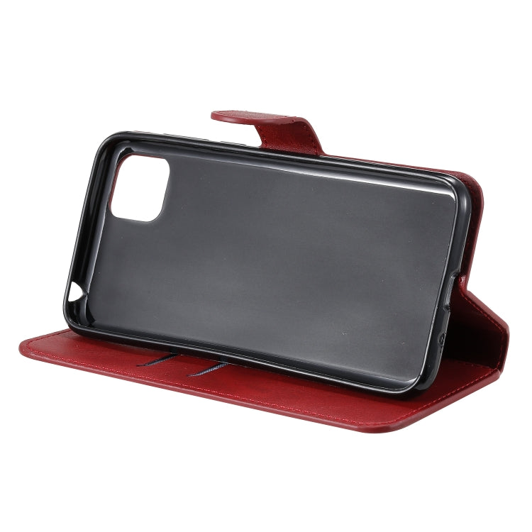 For Huawei Y5p (2020) Classic Calf Texture PU + TPU Horizontal Flip Leather Case, with Holder & Card Slots & Wallet