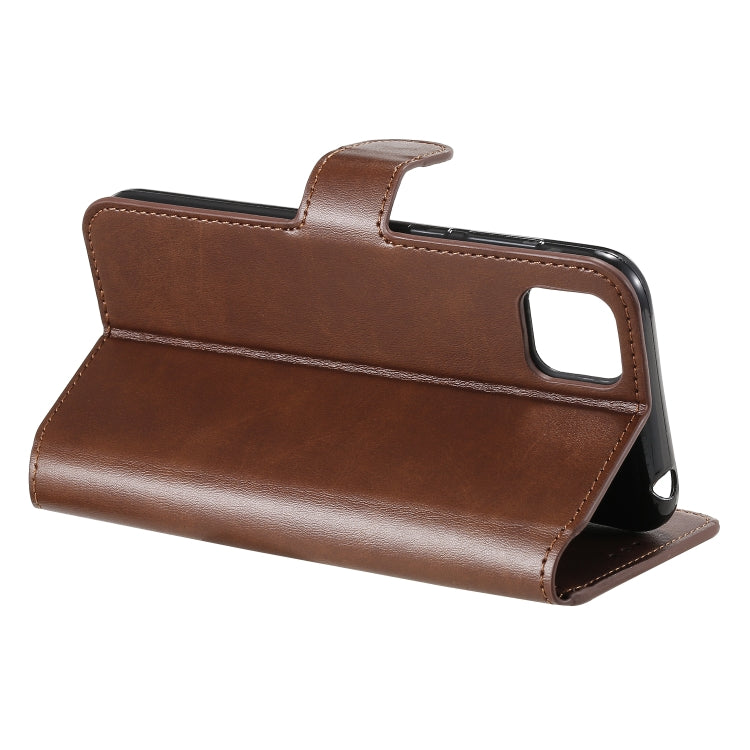 For Huawei Y5p (2020) Classic Calf Texture PU + TPU Horizontal Flip Leather Case, with Holder & Card Slots & Wallet