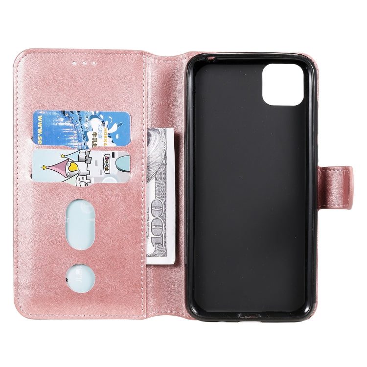 For Huawei Y5p (2020) Classic Calf Texture PU + TPU Horizontal Flip Leather Case, with Holder & Card Slots & Wallet