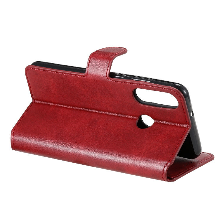 For Huawei Y6p (2020) Classic Calf Texture PU + TPU Horizontal Flip Leather Case, with Holder & Card Slots & Wallet