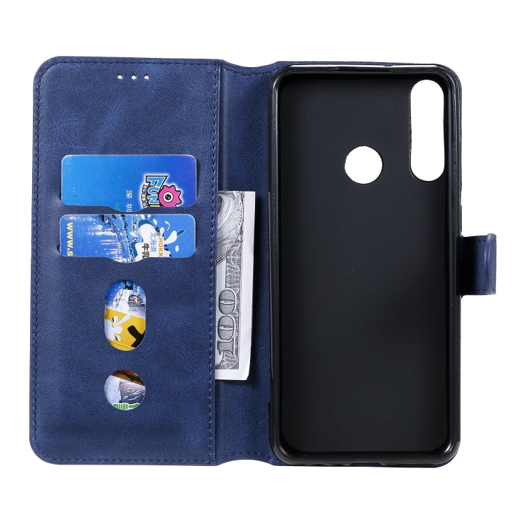 For Huawei Y6p (2020) Classic Calf Texture PU + TPU Horizontal Flip Leather Case, with Holder & Card Slots & Wallet