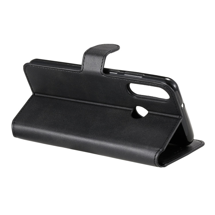 For Huawei Y6p (2020) Classic Calf Texture PU + TPU Horizontal Flip Leather Case, with Holder & Card Slots & Wallet