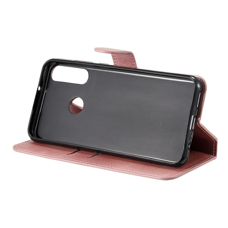 For Huawei Y6p (2020) Classic Calf Texture PU + TPU Horizontal Flip Leather Case, with Holder & Card Slots & Wallet