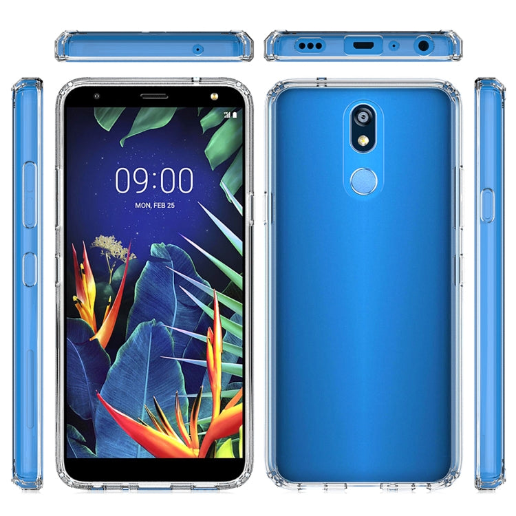 For LG K40 / K12 Plus Shockproof Scratchproof TPU + Acrylic Protective Case