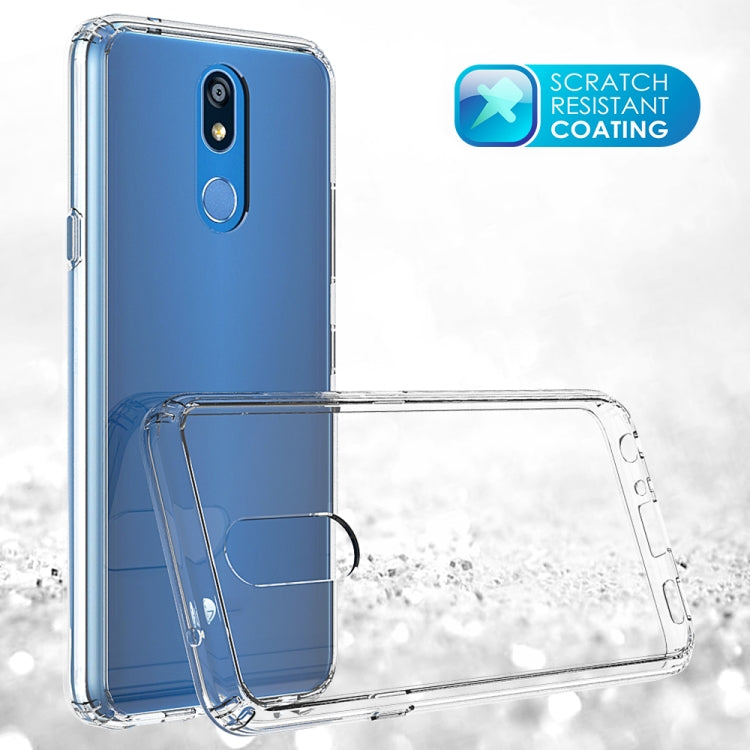 For LG K40 / K12 Plus Shockproof Scratchproof TPU + Acrylic Protective Case