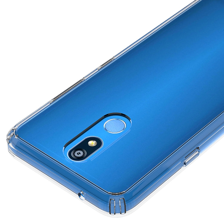 For LG K40 / K12 Plus Shockproof Scratchproof TPU + Acrylic Protective Case