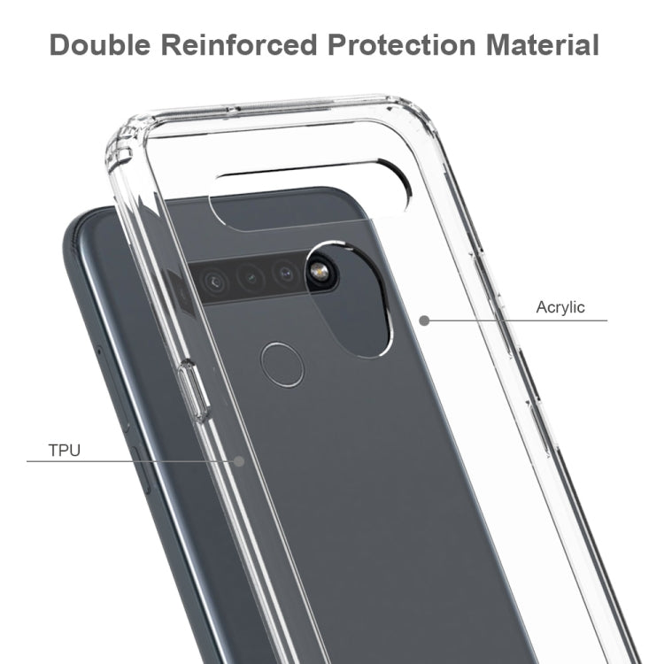 For LG K41S / K51S Shockproof Scratchproof TPU + Acrylic Protective Case