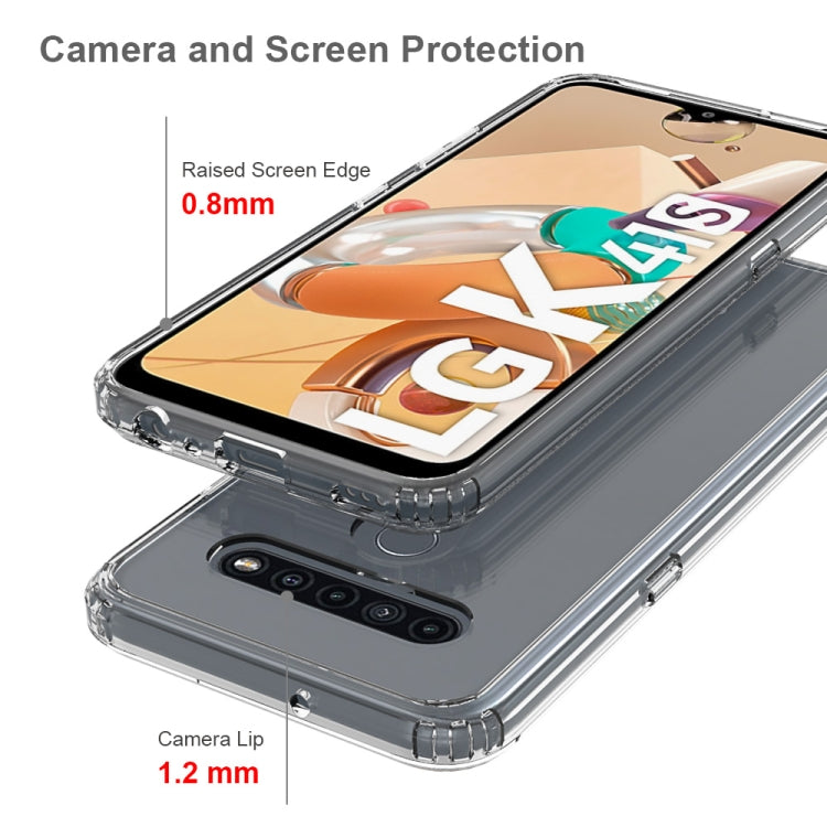 For LG K41S / K51S Shockproof Scratchproof TPU + Acrylic Protective Case