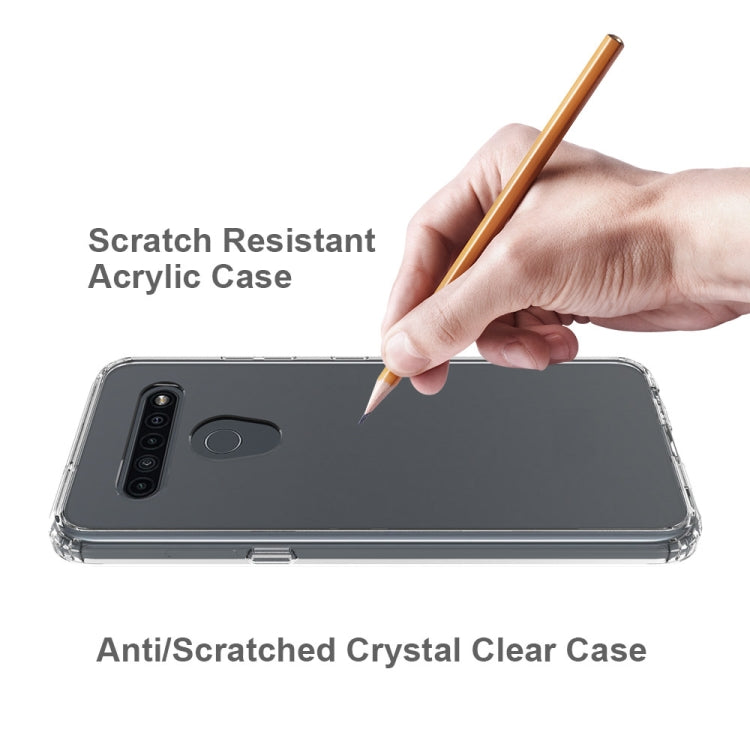 For LG K41S / K51S Shockproof Scratchproof TPU + Acrylic Protective Case