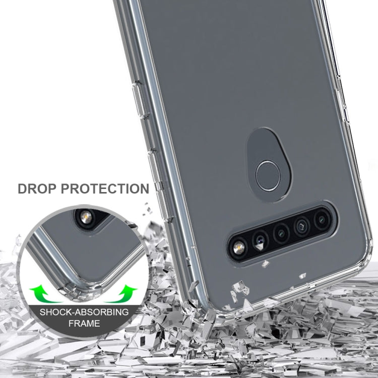 For LG K41S / K51S Shockproof Scratchproof TPU + Acrylic Protective Case