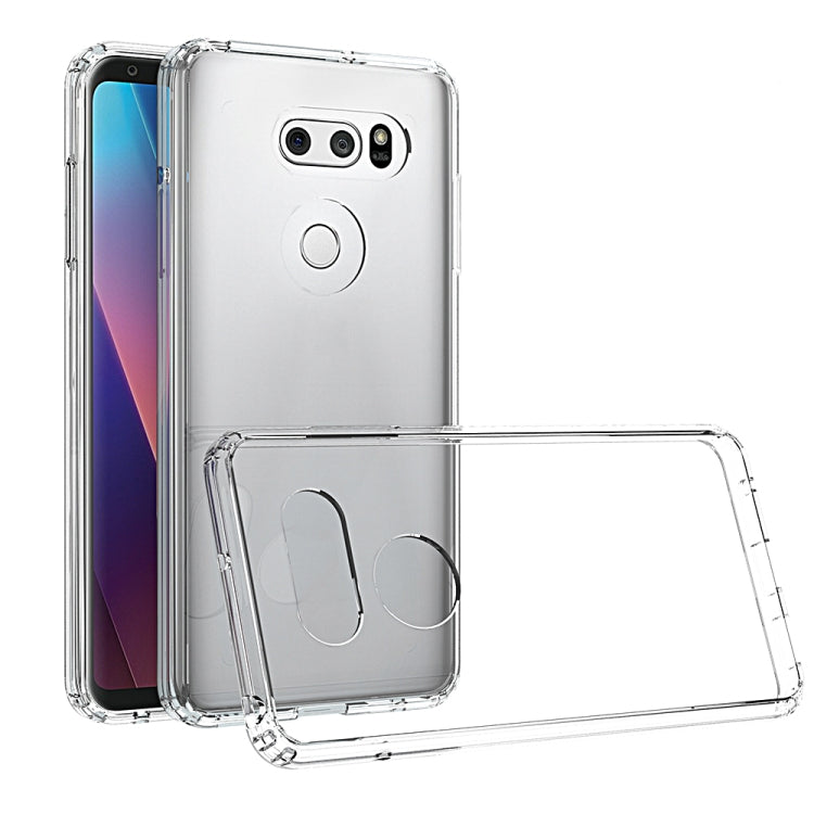 For LG V30 Shockproof Scratchproof TPU + Acrylic Protective Case