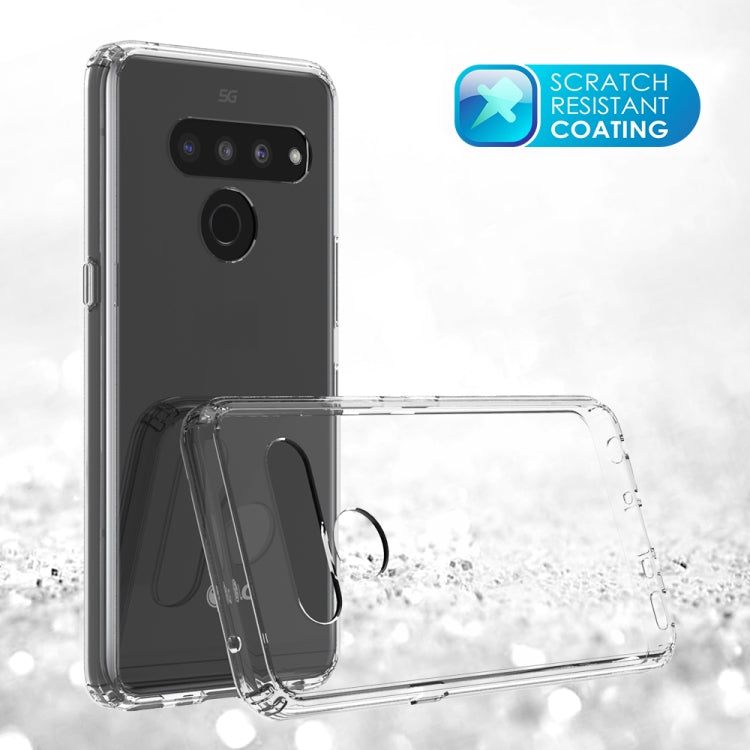 For LG V50 ThinQ 5G Shockproof Scratchproof TPU + Acrylic Protective Case
