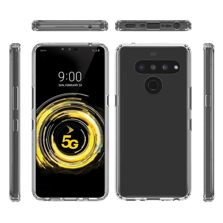 For LG V50 ThinQ 5G Shockproof Scratchproof TPU + Acrylic Protective Case