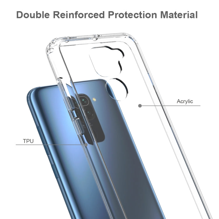 For Xiaomi Redmi Note 9 Shockproof Scratchproof TPU + Acrylic Protective Case