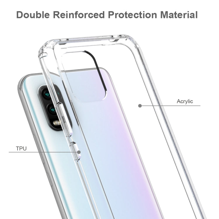 For Xiaomi Mi 10 Lite 5G Shockproof Scratchproof TPU + Acrylic Protective Case