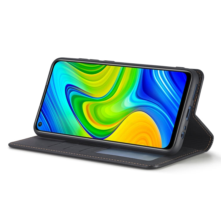 For Xiaomi Redmi Note 9 Forwenw Dream Series Oil Edge Strong Magnetism Horizontal Flip Leather Case with Holder & Card Slots & Wallet & Photo Frame