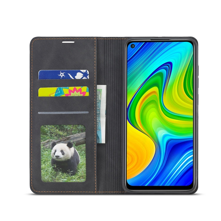 For Xiaomi Redmi Note 9 Forwenw Dream Series Oil Edge Strong Magnetism Horizontal Flip Leather Case with Holder & Card Slots & Wallet & Photo Frame
