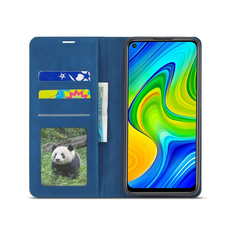 For Xiaomi Redmi Note 9 Forwenw Dream Series Oil Edge Strong Magnetism Horizontal Flip Leather Case with Holder & Card Slots & Wallet & Photo Frame