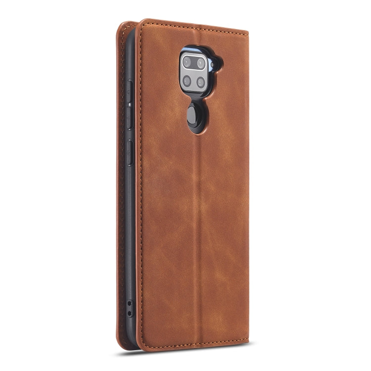 For Xiaomi Redmi Note 9 Forwenw Dream Series Oil Edge Strong Magnetism Horizontal Flip Leather Case with Holder & Card Slots & Wallet & Photo Frame