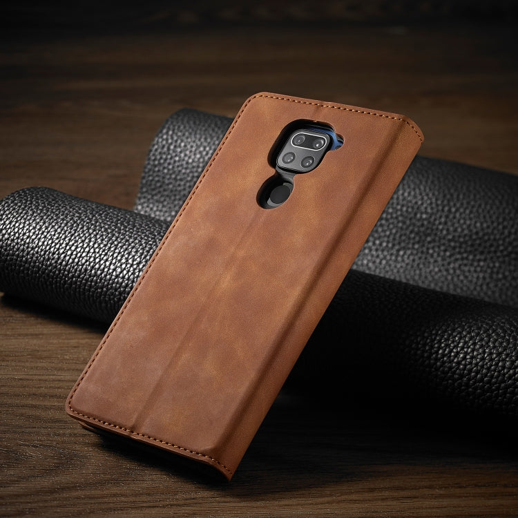 For Xiaomi Redmi Note 9 Forwenw Dream Series Oil Edge Strong Magnetism Horizontal Flip Leather Case with Holder & Card Slots & Wallet & Photo Frame