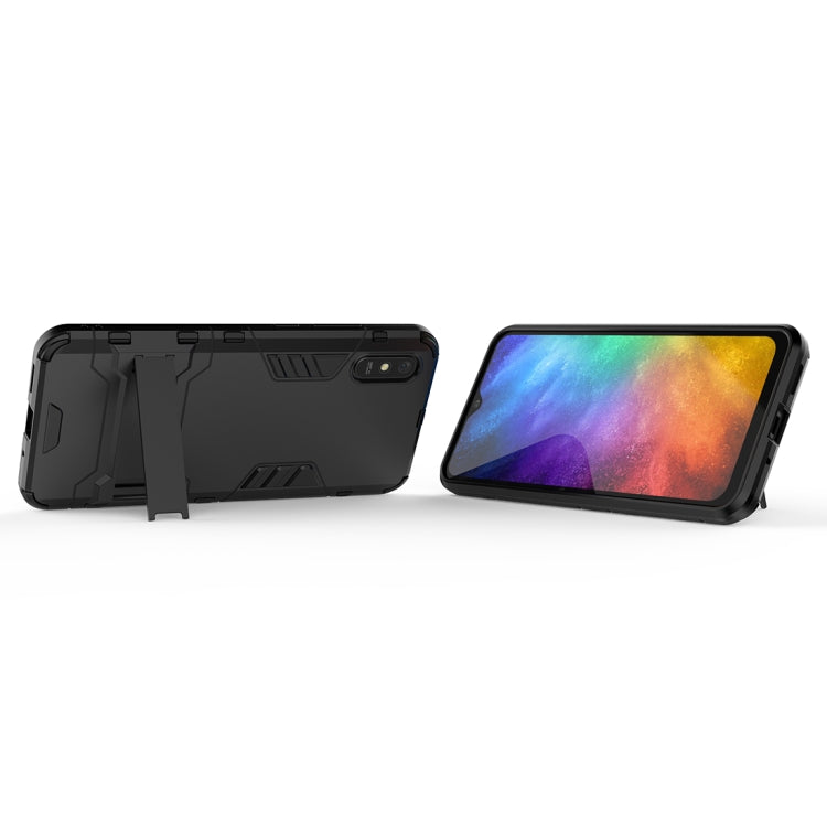 For Xiaomi Redmi 9A PC + TPU Shockproof Protective Case with Holder