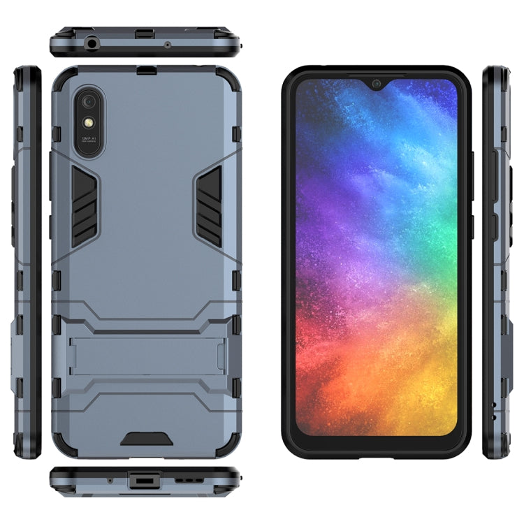 For Xiaomi Redmi 9A PC + TPU Shockproof Protective Case with Holder
