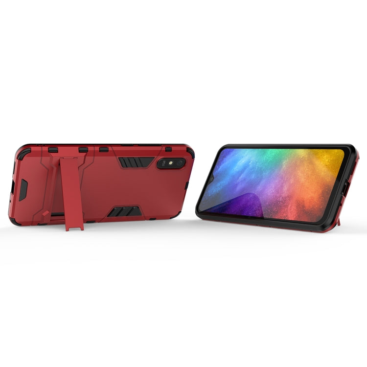 For Xiaomi Redmi 9A PC + TPU Shockproof Protective Case with Holder