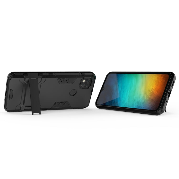 For Xiaomi Redmi 9C PC + TPU Shockproof Protective Case with Holder