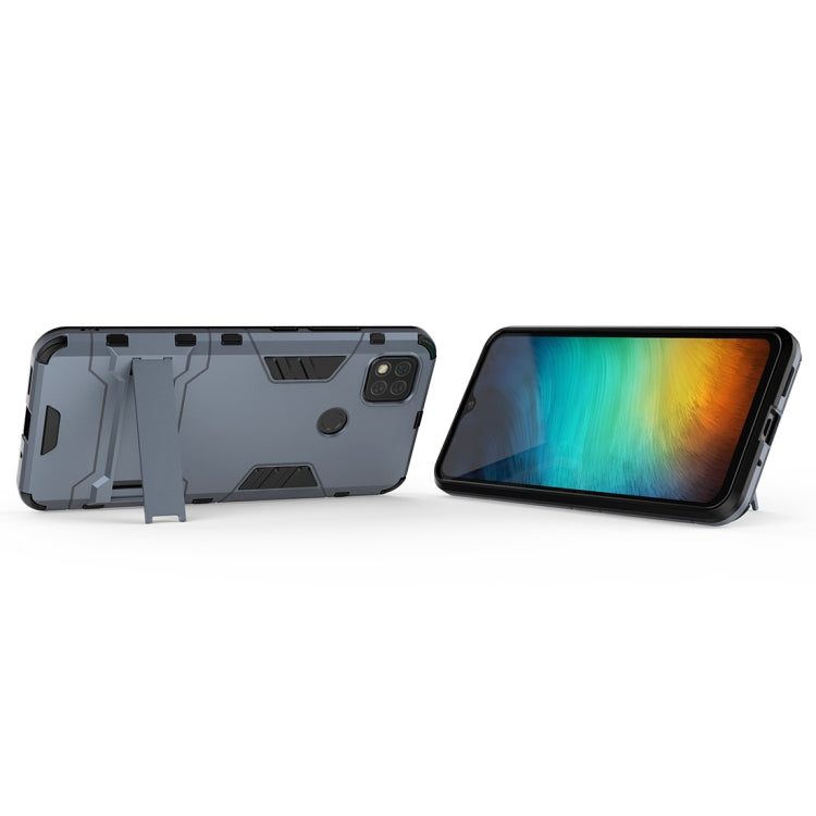For Xiaomi Redmi 9C PC + TPU Shockproof Protective Case with Holder