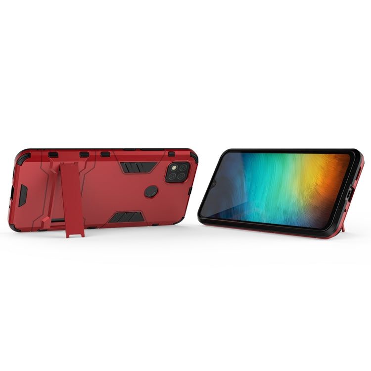 For Xiaomi Redmi 9C PC + TPU Shockproof Protective Case with Holder