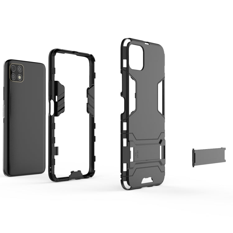 For Huawei Enjoy 20 PC + TPU Shockproof Protective Case with Holder